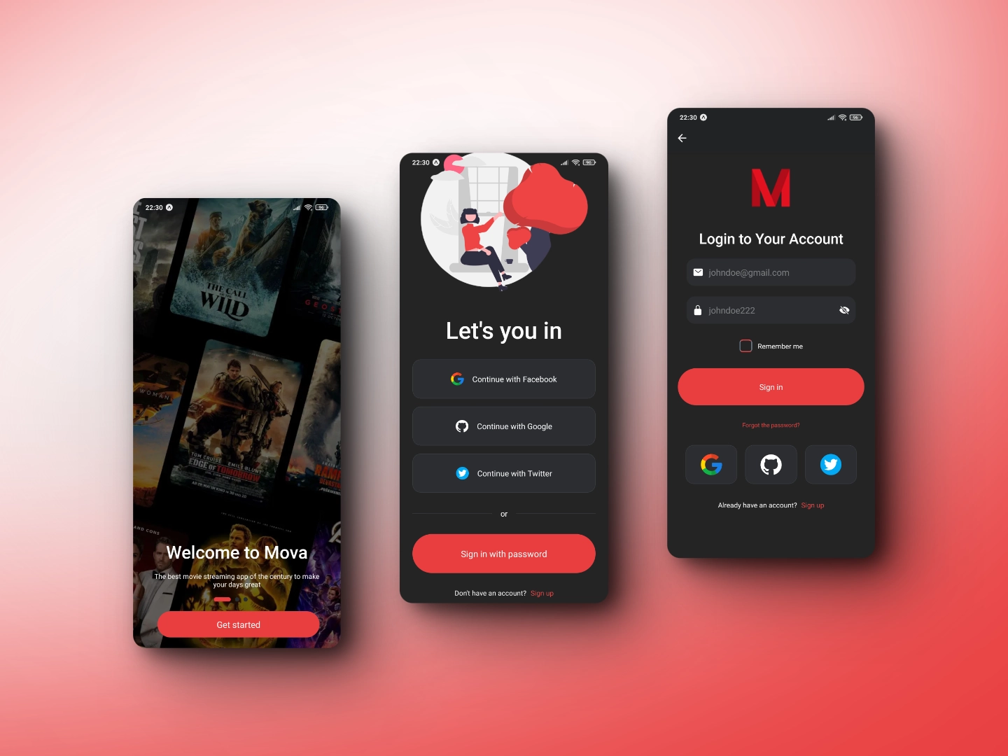 Mova app project thumbnail