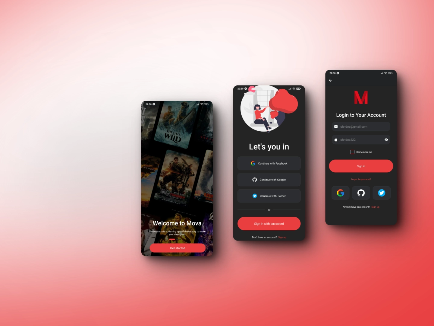 Mova app project thumbnail